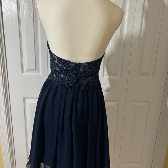 Navy Special Occasion/Prom Dress - Picture 3 of 5